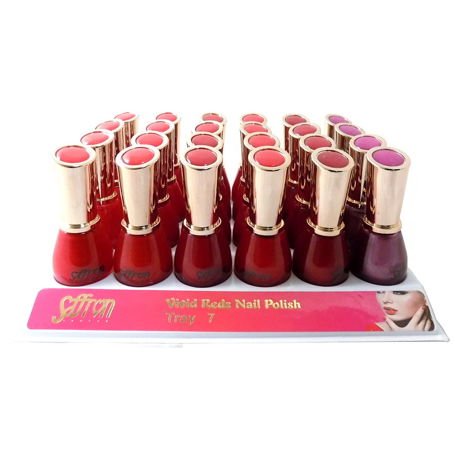 Saffron Nagellak - Tray 7 (Vivid Reds)