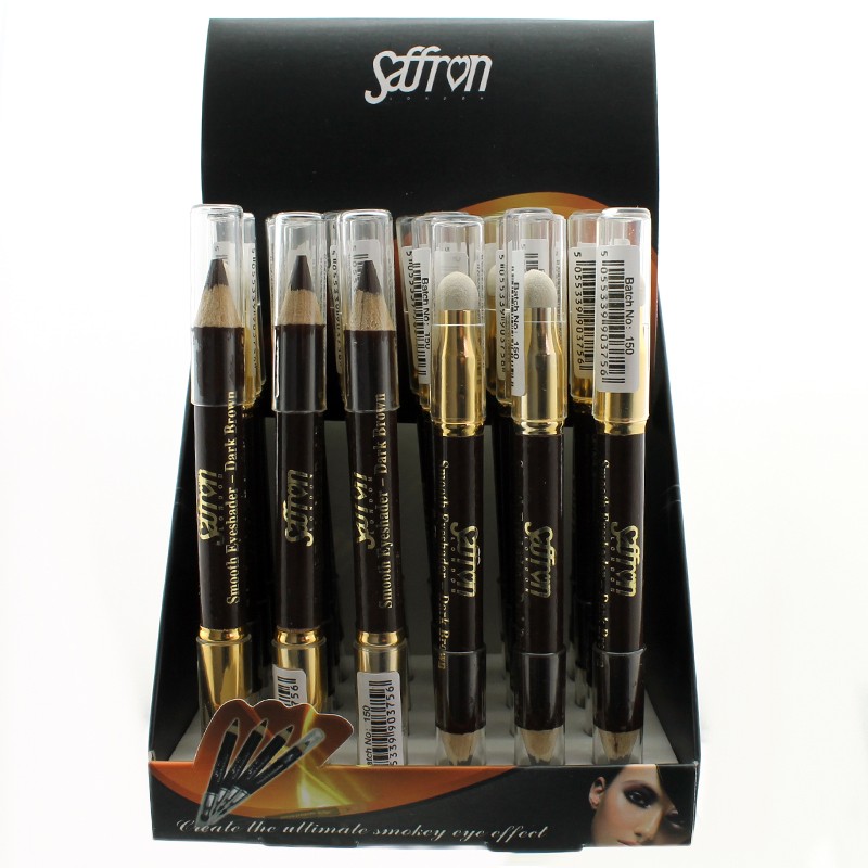 Saffron Smooth Eyeshader Dark Brown