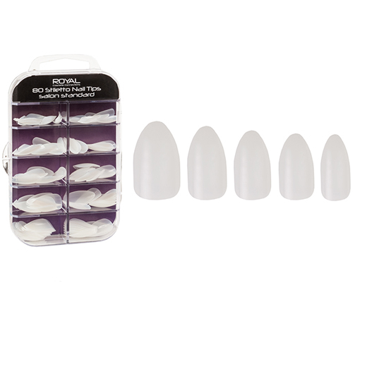 Royal Kunstnagel tips 80 pcs stiletto