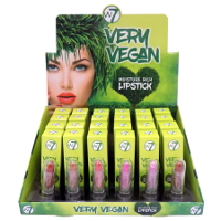 W7 Very Vegan Matte Lipstick display