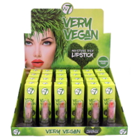 W7 Very Vegan Nude Lipstick display