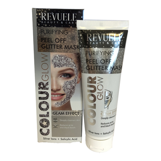 Revuele Peel Off Glitter Mask Silver