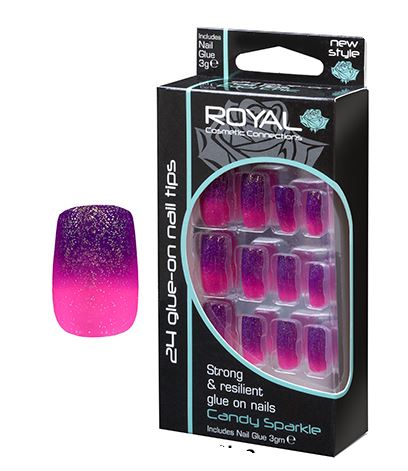 Royal Kunstnagels Candy Sparkle  glitter (6 stuks)