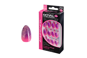 Royal Kunstnagels Cherry Pop stiletto (6 stuks)