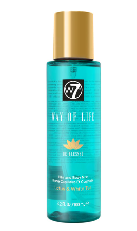 W7 Way of Life Hair & Body Mist Lotus & White Tea - Be Blessed