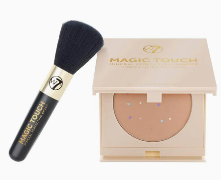 W7 Magic Touch - Mineral Face Powder + Face Brush