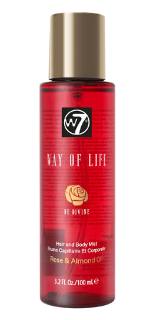 W7 Way of Life Hair & Body Mist Rose & Almond be divine (12)