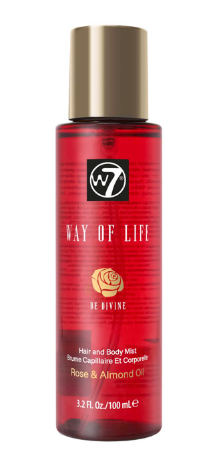 W7 Way of Life Hair & Body Mist Rose & Almond be divine (12)