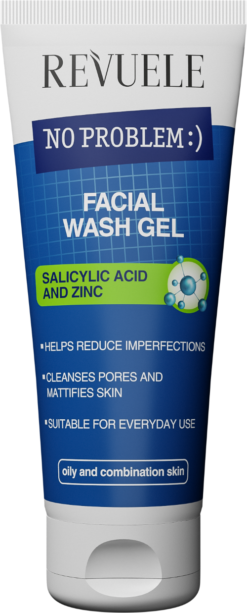 Revuele No Problem - Facial Wash Gel Salicylic Acid en Zink 200ml