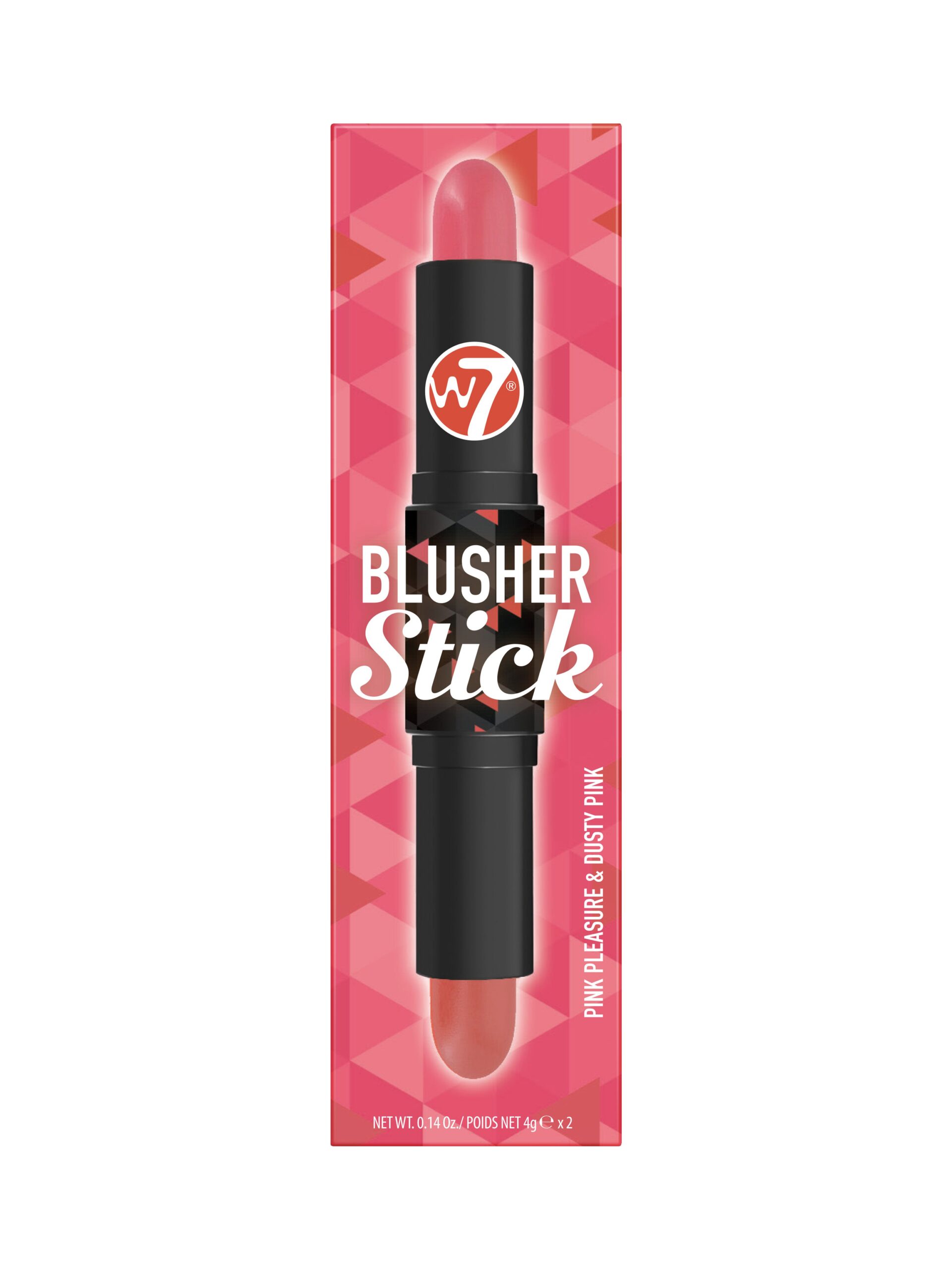 W7 Blusher Duo Stick - Pink Pleasure & Dusty Pink
