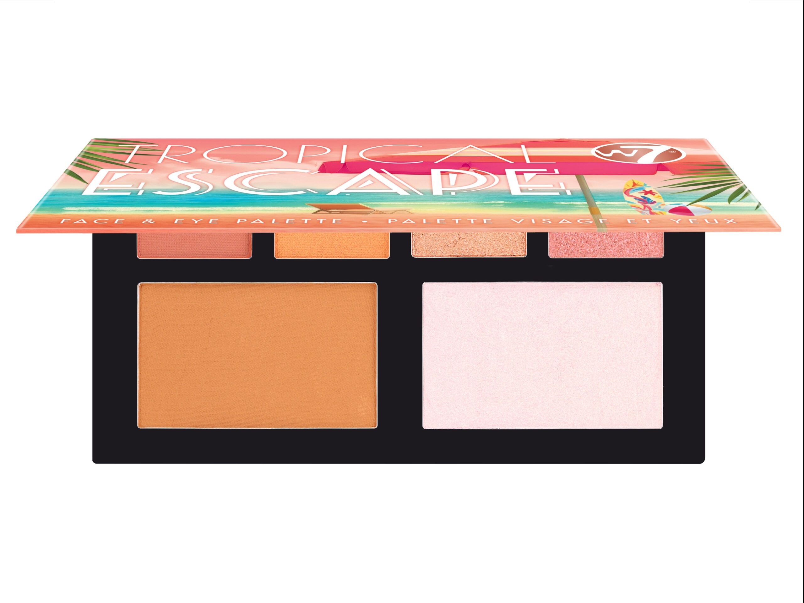 W7 Tropical Escape Face & Eye Palette - Bronze Bliss (medium/deep) - Afbeelding 2