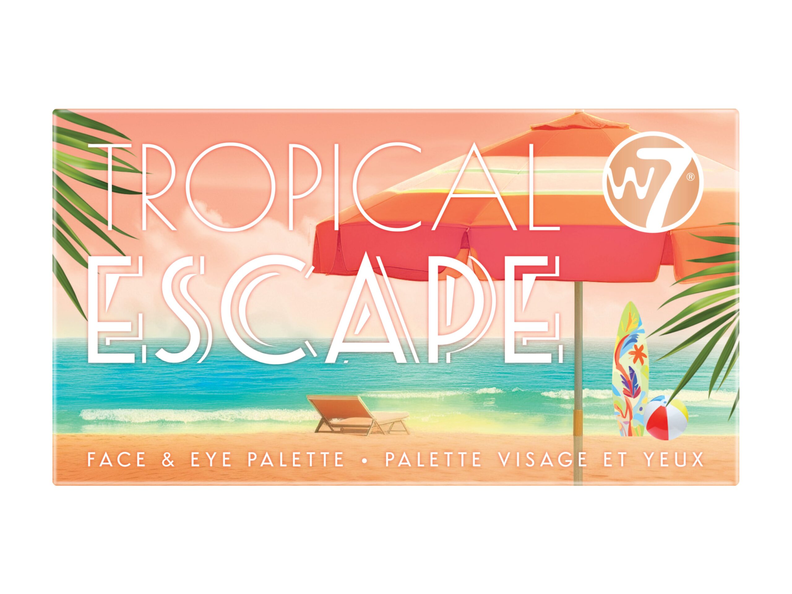 W7 Tropical Escape Face & Eye Palette - Golden Gaze (light/medium)