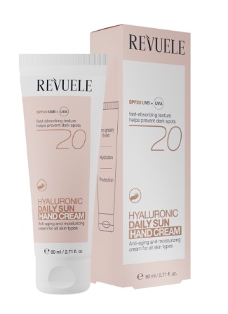 Revuele Daily Sun Hyaluronic Hand Cream SPF20 80ml