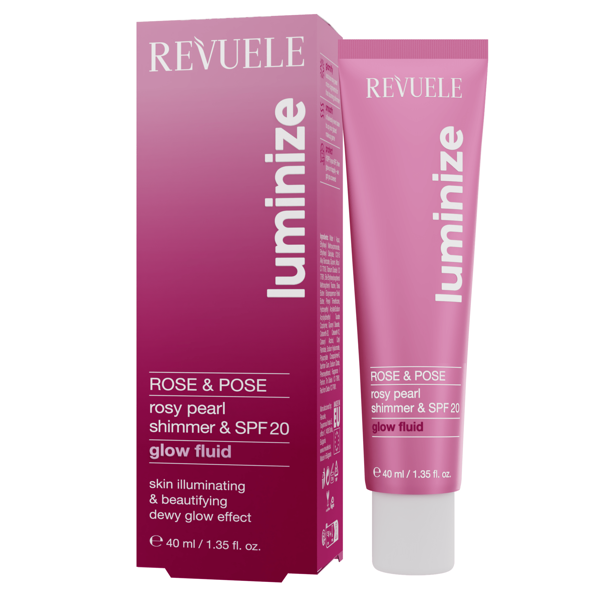 Revuele Rose & Pose Glow Fluid 40ml