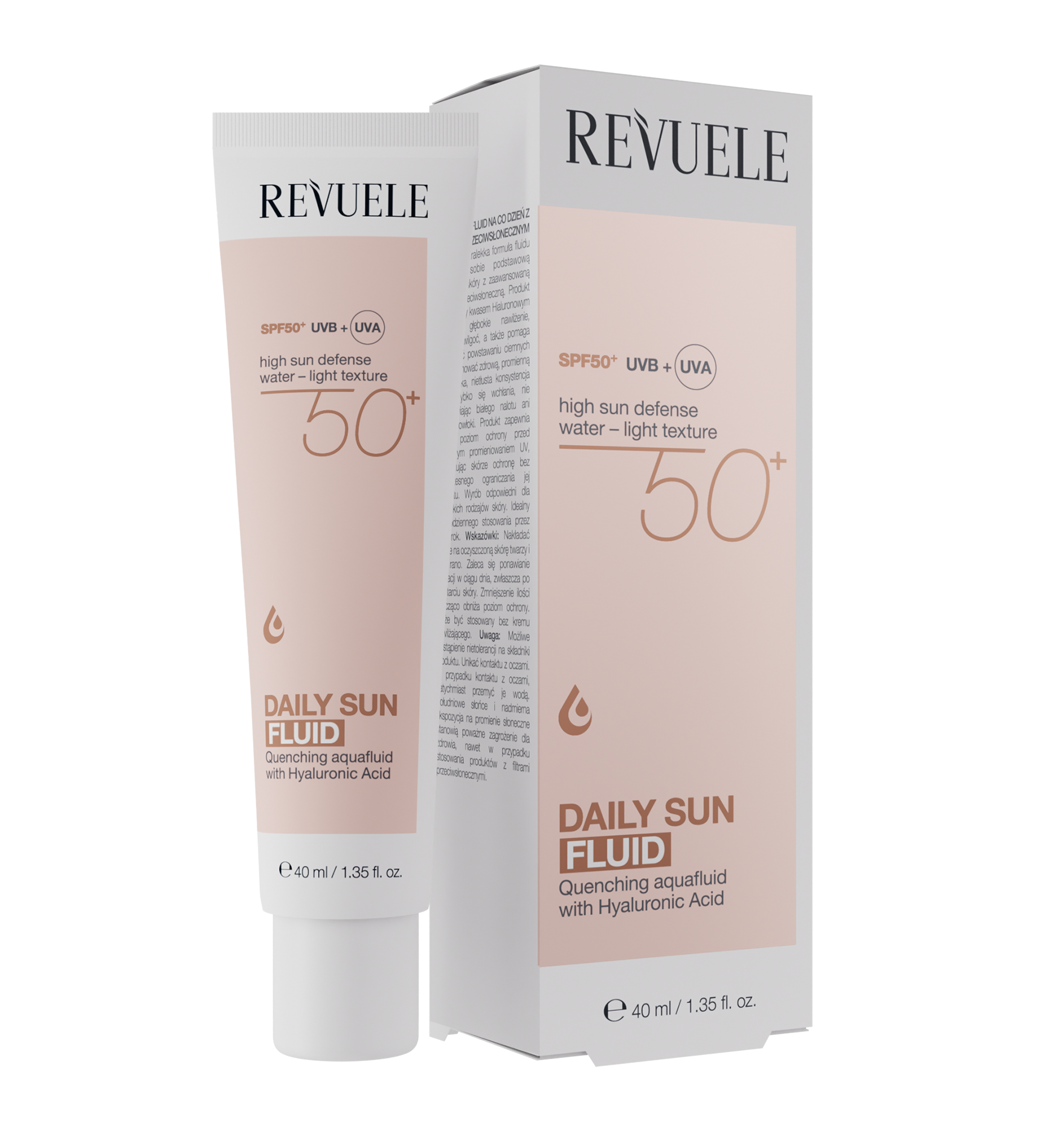 Revuele Daily Sun Fluid Hyaluron SPF50+ 40ml