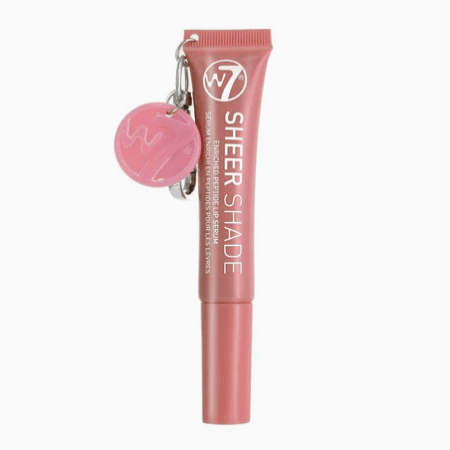 W7 Sheer Shade Enriched Peptide Lip Serum Key Ring Mauve Muse