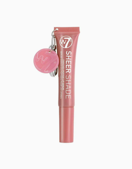 W7 Sheer Shade Enriched Peptide Lip Serum Key Ring Mauve Muse
