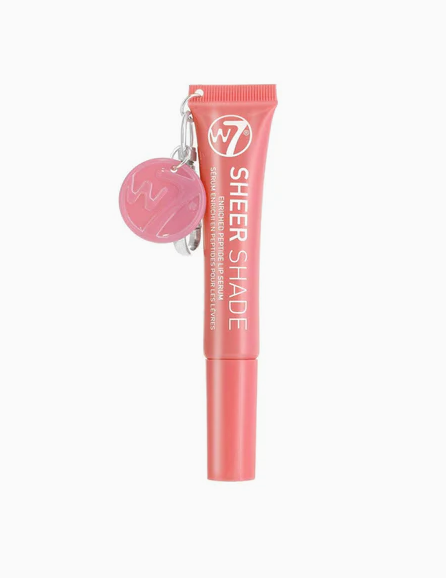 W7 Sheer Shade Enriched Peptide Lip Serum Key Ring Sugar Rush