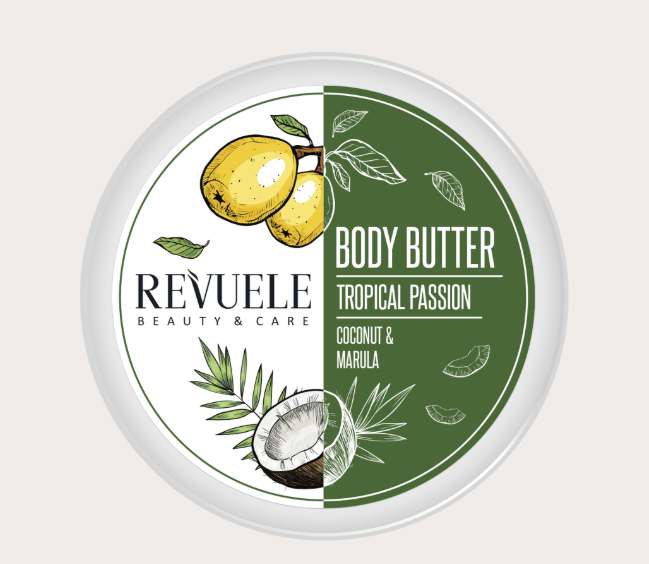 Revuele Body Butter Tropical Passion - Coconut & Marula 200ml