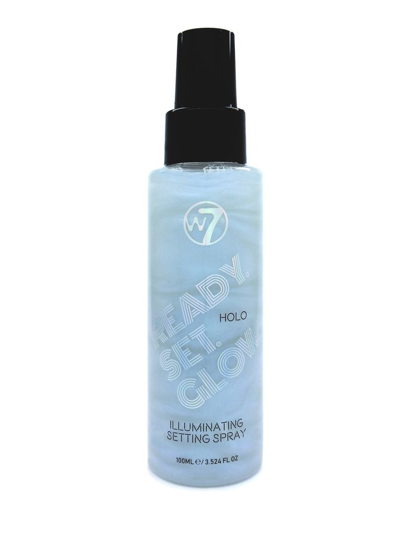 W7 Ready Set Glow Setting Spray - Holo