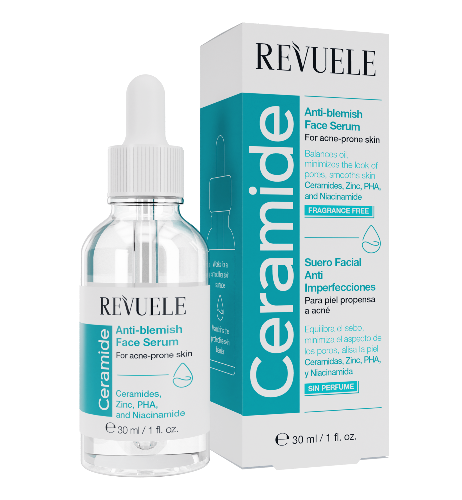 Revuele Ceramide Anti-Blemish Face Serum 30ml (12)