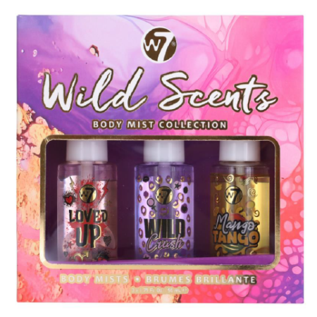 W7 Wild Scents Trio - Mini Body Mist Collection 3x50ml