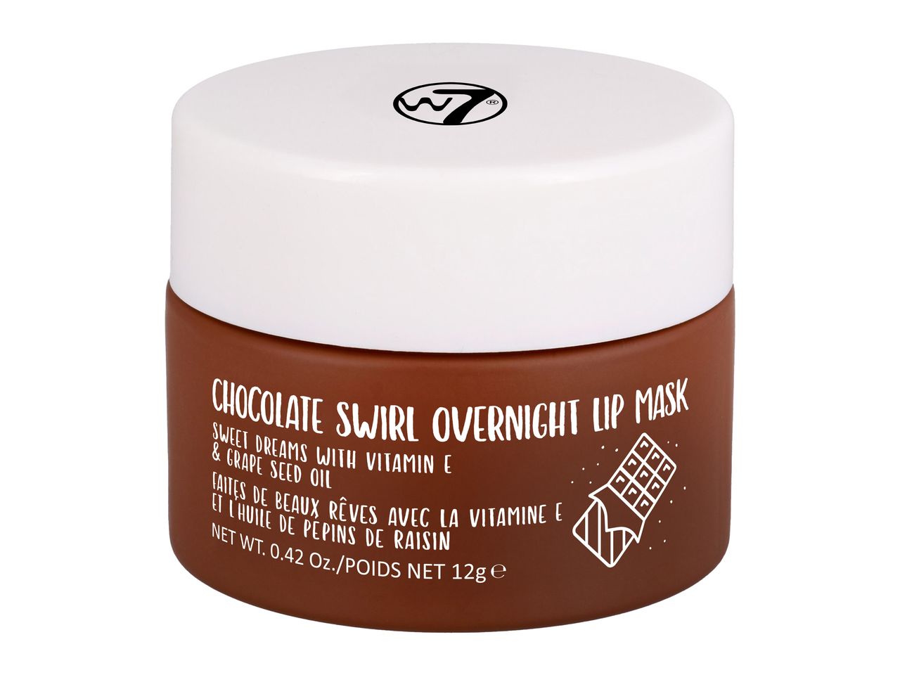 W7 Sweet Dreams Overnight Lip Mask - Chocolate Swirl (12) - Afbeelding 5
