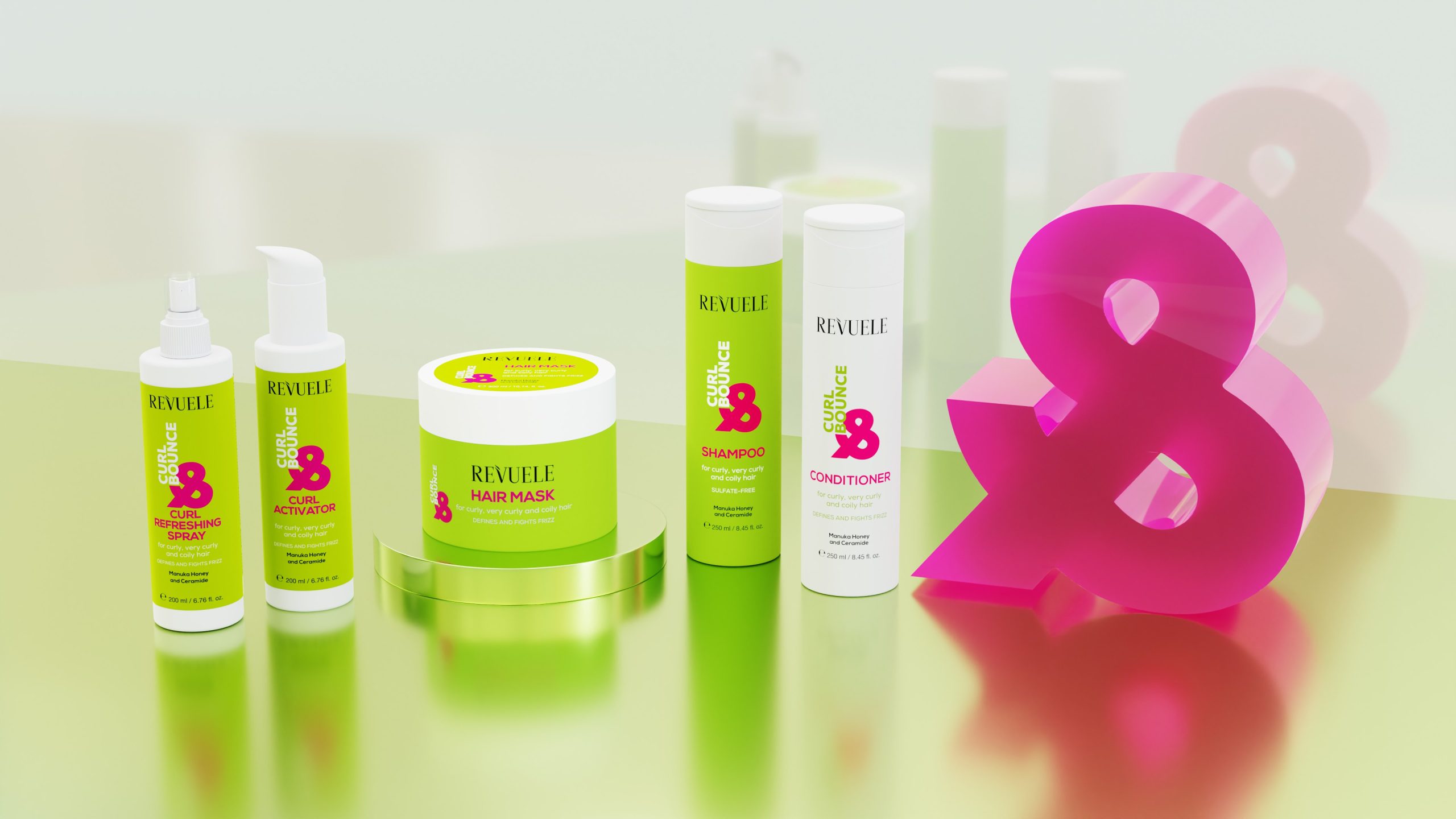 Revuele Hair Mask Curl & Bounce 300ML (12) - Afbeelding 2