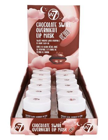 W7 Sweet Dreams Overnight Lip Mask - Chocolate Swirl (12)