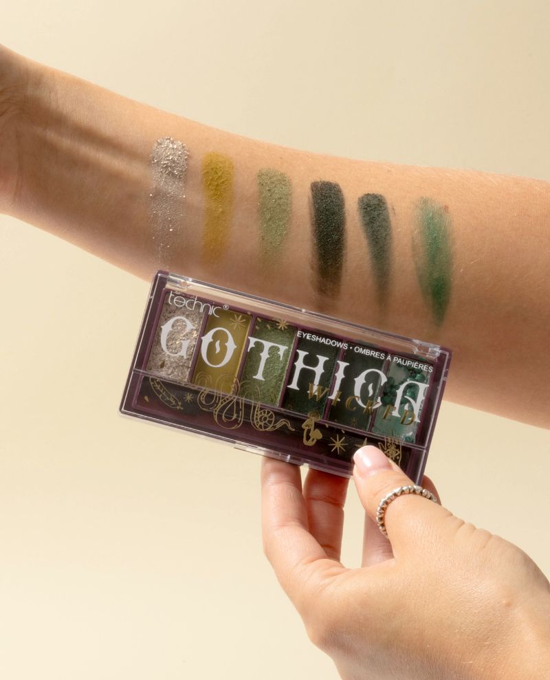 Technic Gothica 6 Pan Eyeshadow Palette - Wicked (12) - Afbeelding 2