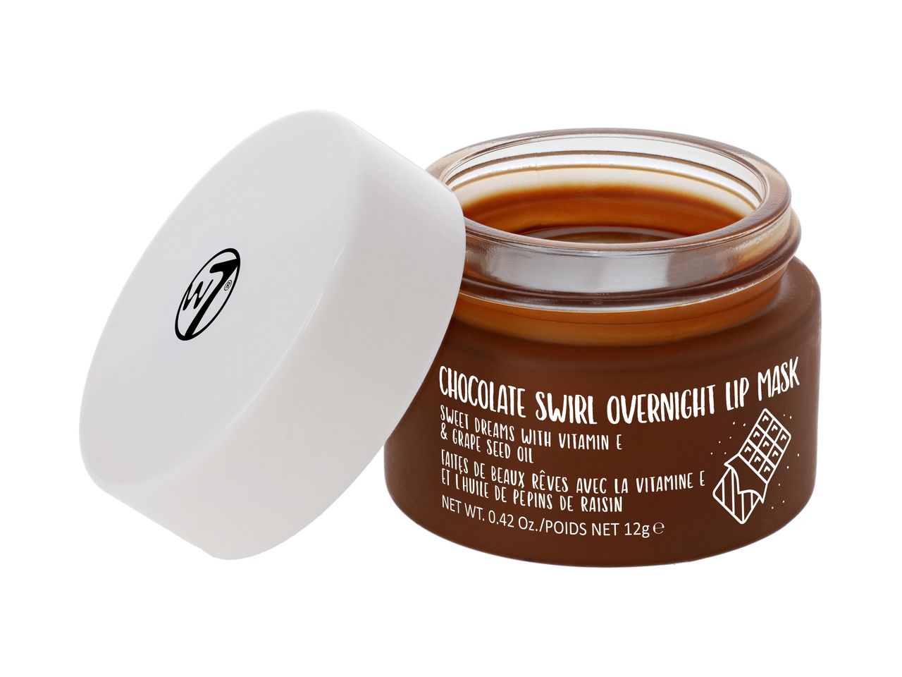 W7 Sweet Dreams Overnight Lip Mask - Chocolate Swirl (12) - Afbeelding 4