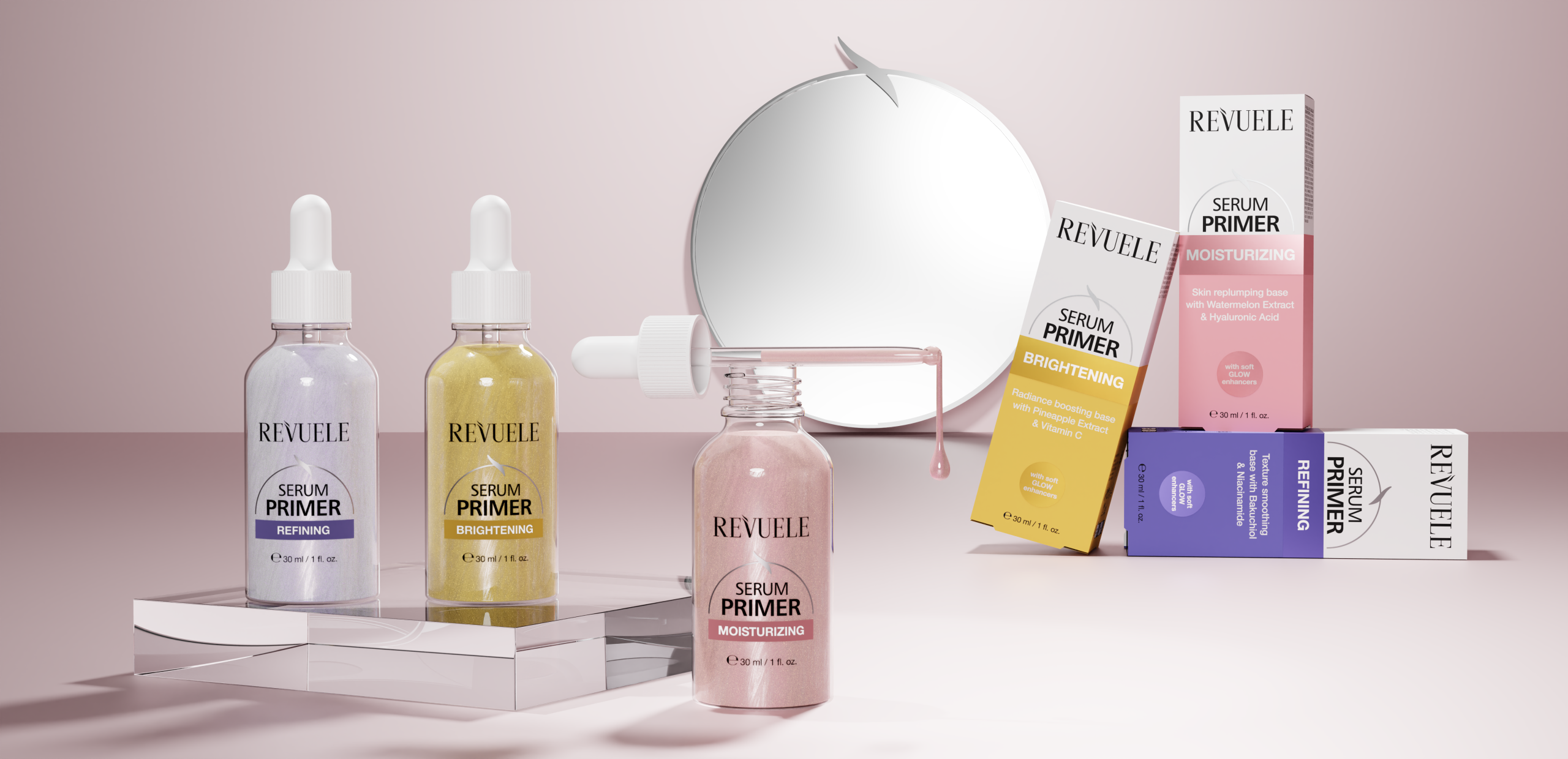 Revuele Brightening Serum Primer 30ml (12) - Afbeelding 2