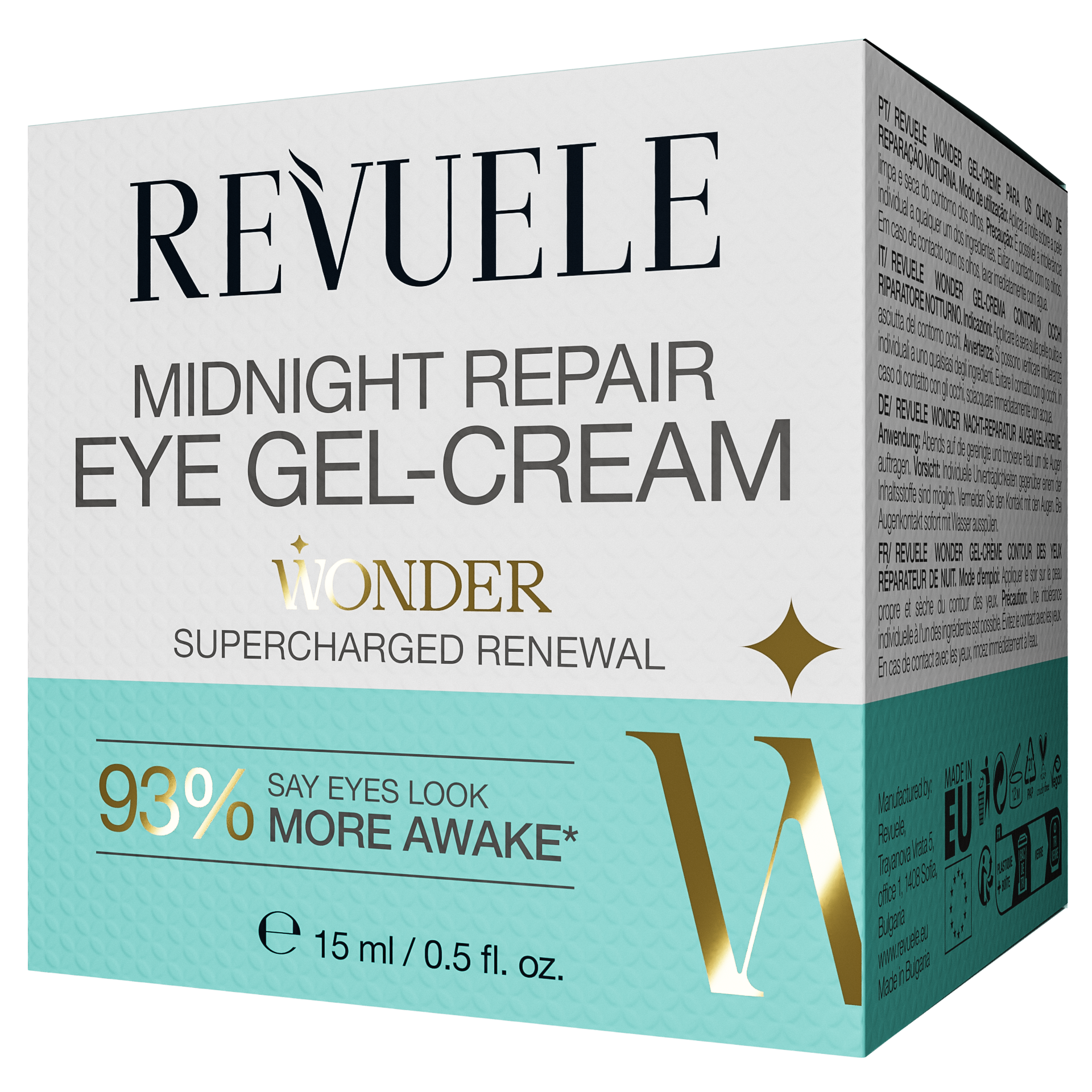 Revuele Wonder Midnight Repair Eye Gel-Cream 15ml (12) - Afbeelding 2