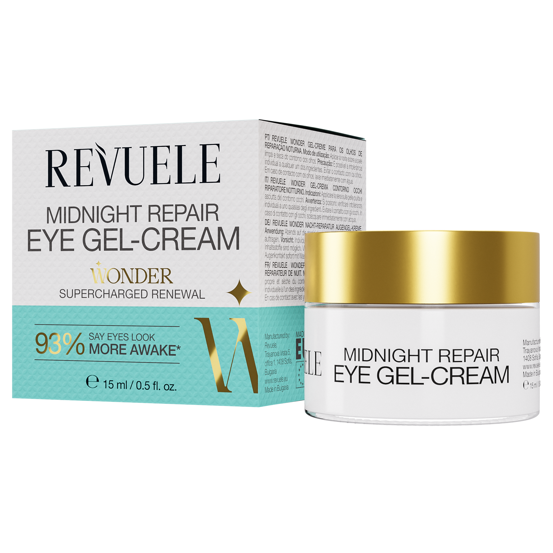 Revuele Wonder Midnight Repair Eye Gel-Cream 15ml (12)