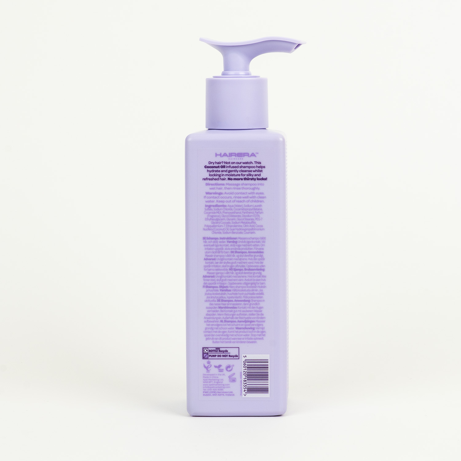 Hairera Moisture Shampoo 350 ml (12) - Afbeelding 2