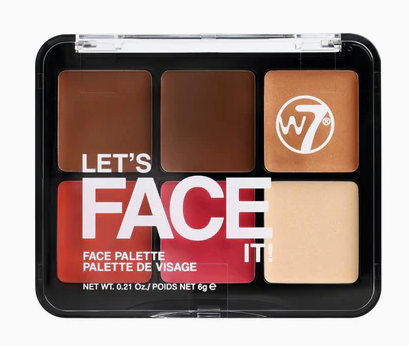 W7 Let's Face It Palette - Soft Glow (8) - Afbeelding 3