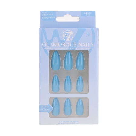 W7 Glamorous Nails - Whisper Blue (12)