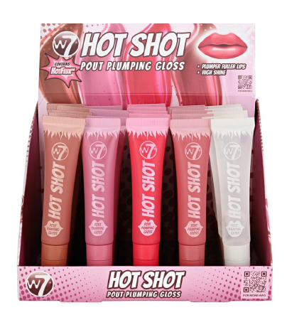 W7 Hot Shot Pout Plumping Gloss 15ml (25)