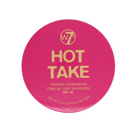 W7 Hot Take Powder Foundation SPF 30 - Warm Beige