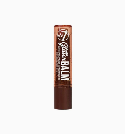 W7 Glitter Lip Balm - Mocha Rosé